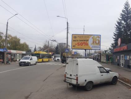 Билборд A в Полтаве, 3х6  вул. Миру (зуп. «Богдана Хмельницького») білборд фото 1