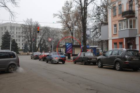 Ситилайт A в Полтаве вул. Соборності (Жовтнева), 46 / Майдан НезалежностІ фото 1