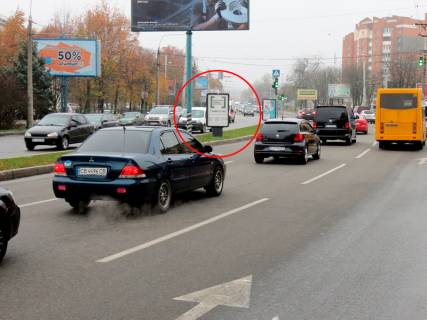 Сiтiлайт A у Полтаві, 1,2х1,8  Європейська вул. (Фрунзе), 99 (розподільча смуга) Фото 1