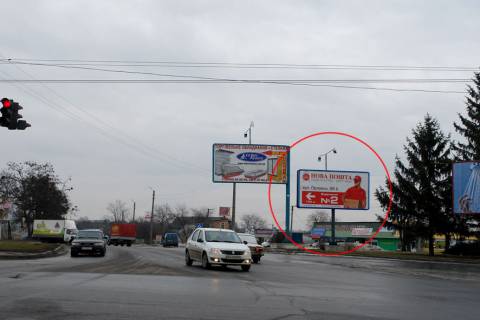 Билборд A в Полтаве, 3х6  вул. Половка/вул. Великотирнівська білборд фото 1
