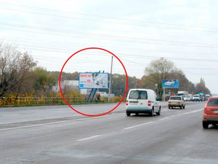 Billboard B in Poltava, 3х6  st. Kiivs'ke sose / st. V.Tirnovs'ka Photo 1