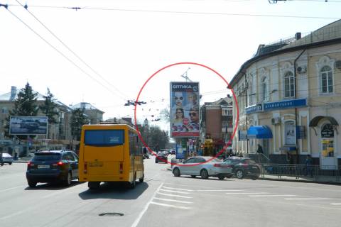 Prismatron, Prism A in Poltava, 3х6  st. Evropejs'ka, 6 / st.1100-ricca Poltavi (Frunze) (prizmatron) VERT. - 181373 Photo 1