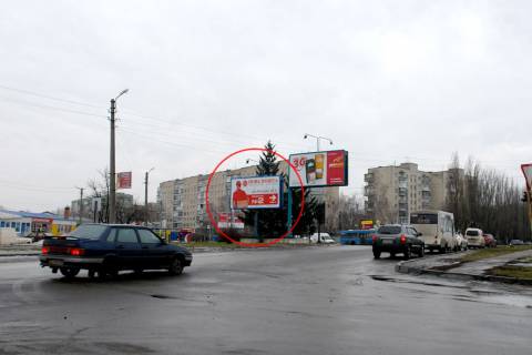Билборд B в Полтаве, 3х6  вул. Половка/вул. Великотирнівська білборд фото 1