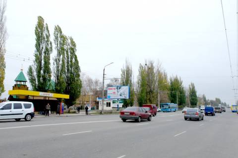 Билборд B в Полтаве, 3х6  Решетилівська вул. (Маршала Бірюзова) /зуп. «11 школа»/ білборд фото 1