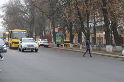 Ситилайт A в Полтаве, 1,2х1,8  вул. Соборності (Жовтнева), 46 (L3) фото 1