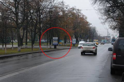 Ситилайт B в Полтаве вул. Соборності (Жовтнева), 45(R12) (Полтавська обласна державна адміністрація) фото 1