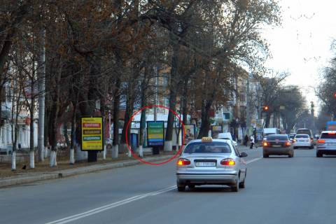 Ситилайт B в Полтаве, 1,2х1,8  вул. Соборності (Жовтнева), 46 (L6) фото 1