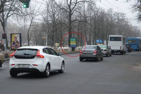 Ситилайт B в Полтаве, 1,2х1,8  вул. Соборності (Жовтнева), 45(R16) (Полтавська обласна державна адміністрація) фото 1