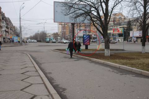 Ситилайт B в Полтаве, 1,2х1,8  вул. Соборності (Жовтнева) ,45 / вул.Сінна (пішохідний перехід) фото 1