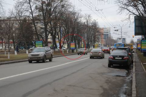 Ситилайт B в Полтаве вул. Соборності (Жовтнева), 45(R6) (Полтавська обласна державна адміністрація) фото 1