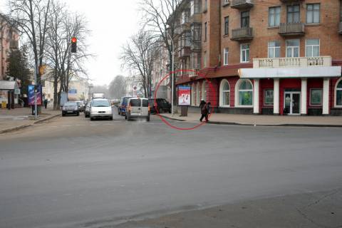 Ситилайт A в Полтаве вул. Соборності (Жовтнева), 44 / Майдан Незалежності фото 1