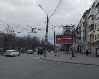Призма A в Полтаве, 3х6  вул. Соборності (Жовтнева) /вул.  Тролейбусна (Халтуріна) (призматрон) - 47640 фото 1