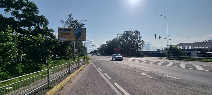 Білборд, Бігборд (Борд)  B у Бучі м. Буча, Нове шосе, напроти гіпермаркету «Епіцентр» (напрямок на смт. Ворзель) Фото 1