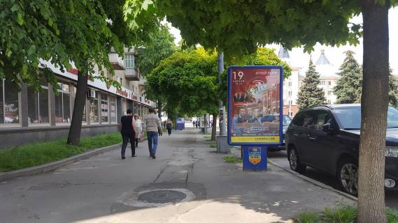 Ситилайт B в Житомире, 1,2x1,8  Перемоги вул, 3 (№1) (м-н Анжеліка та Султан, центр міста) фото 1