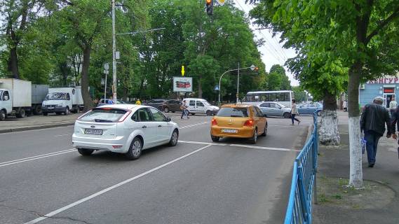 Билборд A в Житомире, 3.14х2.32  вул. Князів Острозьких (Шелушкова), 74 (з центра) фото 1