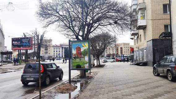 Ситилайт A в Житомире, 1,2x1,8  Бердичівська вул, 3 (№1) (Музично-драматичний театр) фото 1