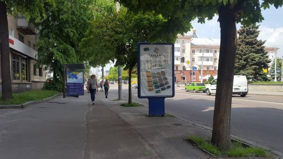 Ситилайт B в Житомире, 1,2x1,8  Перемоги вул, 3 (№2) (м-н Анжеліка та Султан, центр міста) фото 1