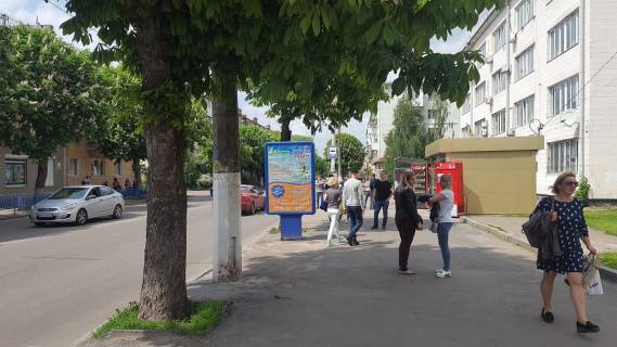 Ситилайт A в Житомире, 1,2x1,8  Покровська (Щорса) вул, 16 (м-н Природа, зупинка громадського транспорту) фото 1