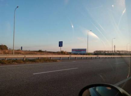 Билборд B в Житомире, 12x3  Траса Житомир-Київ.Об'їздна Коростишева. Напроти комплексу"Вояж", напрямок з Києва на Житомир фото 1