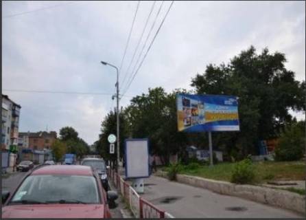Билборд A в Бердичеве, 3x6  Житомирская ул., 17 (Газбанк ) фото 1