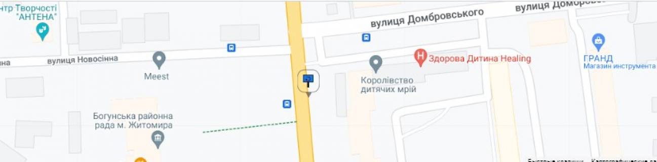 Скроллер A в Житомире ул. Победы 54 - 294986 схема