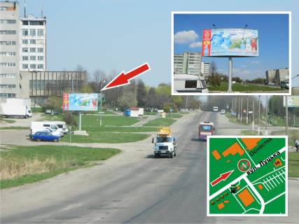 Билборд B в Нововолинську м. Нововолинськ, вул. Луцька, 25 фото 1