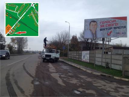 Билборд A в Нововолинську м.Нововолинськ, вул. Сокальська, 21 (на Львів) фото 1