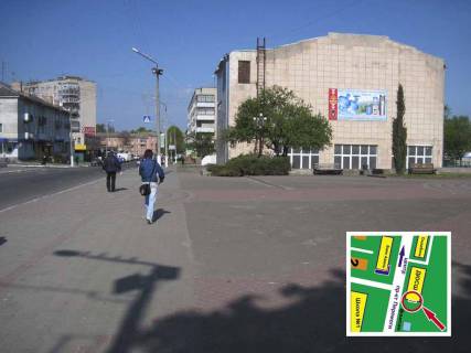 Билборд A в Нововолинську м.Нововолинськ, пр.Перемоги, 3 (ДЮСШ) фото 1