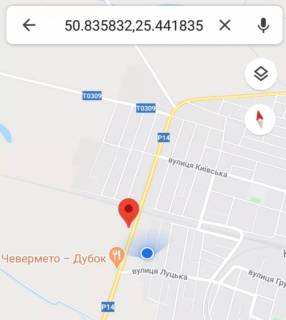 Білборд, Бігборд (Борд)  B у Ківерцях траса Луцьк -Маневичі, біля ресторану Дубок, 15км до Луцька схема