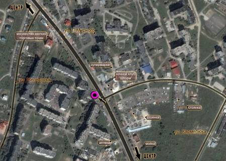 Билборд B в Хмельницком схема