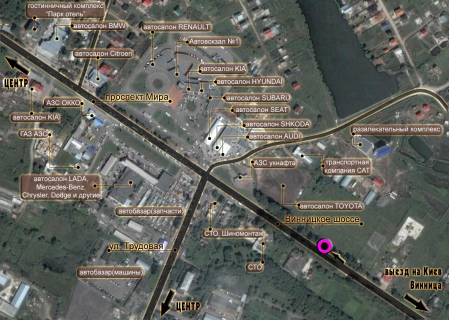Билборд A в Хмельницком схема