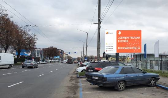 Billboard A in Khmelnitsky, 2,32*3,14  perehresta av.Miru - st.Trudova #2, nepodalik: avtorinok zapcastin, avtosalon "Mersedes", "Tojota", "Skoda", "Hundaj", "Kia", "Pezo" Photo 1