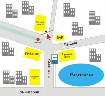 Билборд A в Славуте схема
