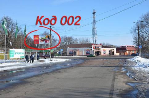 Билборд A в Нежине вул.Т.Шевченка 113а, в'їзд з вул.Носівський шлях фото 1