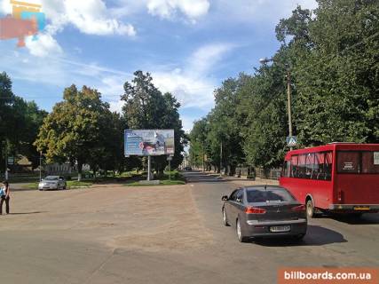 Билборд A в Нежине Нежин, ул. Шевченко на перекерестке с ул 8 Марта со стороны парка им Шевченка фото 1