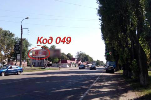 Билборд A в Нежине вул.Шевченка 128/2, дорога з площі фото 1