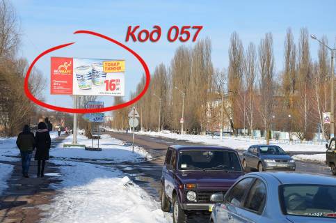 Билборд A в Нежине вул.Незалежності,21 ("Академія Комфорту") дорога на площу фото 1