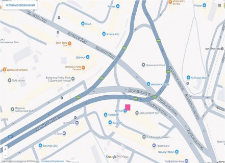 Видеоборд A у Києві, 56 кв.м.  Дарницька площа (Ленінградська пл.), 1 - 669102 схема