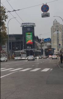 Видеоборд A у Києві, 60,82 кв.м.  вул. Липківського, 1А - 669103 Фото 1