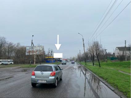 Билборд B в Черкассах ул. Уманская, Автовокзал, АЗС фото 1