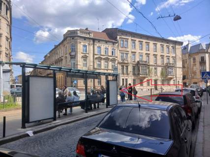 Ситилайт B в Львове, 1,2х1,8  Площа Соборна  (зупинка) фото 1
