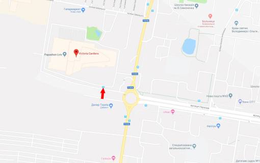 Ситилайт A в Львове, 1,2х1,8  вул. Кульпарківська, 226а схема
