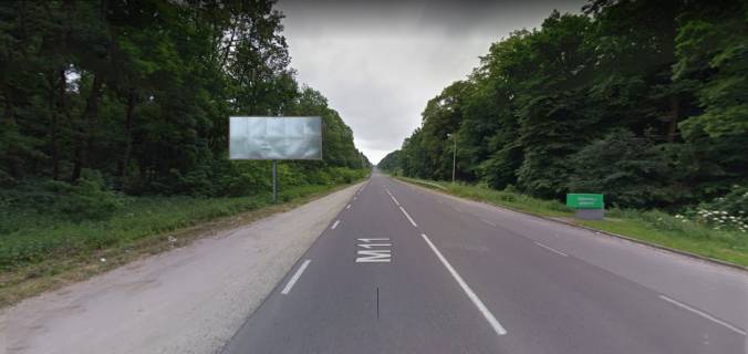 Билборд B в Шегини, 3х6  М 11 Львів-Шегині, км 76+900, праворуч фото 1