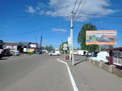 Билборд A в Попельне На розі вул. В.Шайдюка та Героїв Майдану (Базар) (виїзд з центру) фото 1