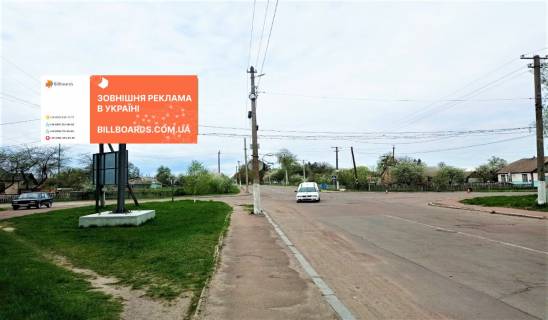 Билборд B в Лугинах вул.К. Маркса 23 а фото 1