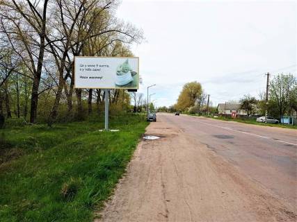 Білборд, Бігборд (Борд)  B у Черняхові вул Коростенська, ліворуч на Коростень Фото 1