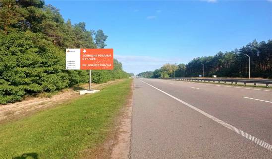 Билборд B в трассах Житомира Траса Київ-Житомир (готель Царівка) фото 1