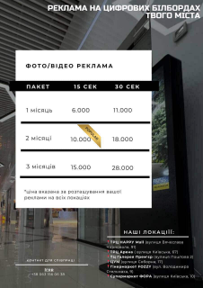 Видеоборд A в Ровно ТЦ Happy Moll - 570133 схема