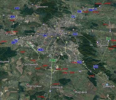 Billboard A in Gamaliivka М-06 Київ-Чоп км. 528+058 ліворуч scheme