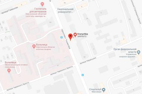 Билборд B в Херсоне Ушакова пр.(р-н гастробару "Екліпс")  схема